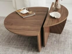 Lot De 2 Tables Basses - Coloris : Naturel - ALOEVA 14 Lot De 2 Tables Basses - Coloris : Naturel - ALOEVA -Vous savez quand c'est un magasin de meubles. table basse 13433801