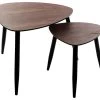 Lot De 2 Tables à Café Gigognes En Bois Foncé 2 Lot De 2 Tables à Café Gigognes En Bois Foncé -Vous savez quand c'est un magasin de meubles. table basse 13466333