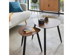 Lot De 2 Tables à Café Gigognes En Bois Foncé 11 Lot De 2 Tables à Café Gigognes En Bois Foncé -Vous savez quand c'est un magasin de meubles. table basse 13466341