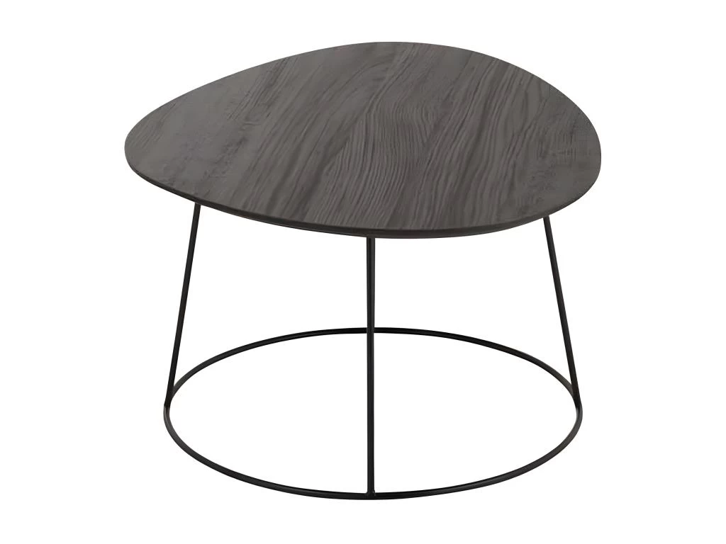 Table D'Appoint Design "Mesla" 69cm Marron Foncé 6 Table D'Appoint Design "Mesla" 69cm Marron Foncé – Image 4