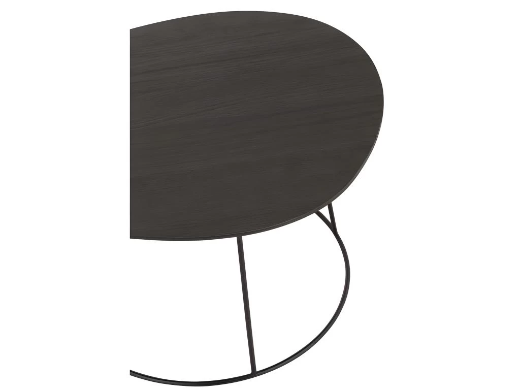 Table D'Appoint Design "Mesla" 69cm Marron Foncé 7 Table D'Appoint Design "Mesla" 69cm Marron Foncé – Image 5