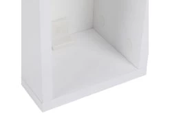 Table, 100% Aggloméré Plaqué Mélamine, Couleur Blanc 20x18x15 -Vous savez quand c'est un magasin de meubles. table basse 13850263