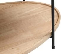 Table Basse Double Plateau En Céramique Et Bois D'hévéa - Effet Marbre Noir Et Naturel - FUDILA 15 Table Basse Double Plateau En Céramique Et Bois D'hévéa - Effet Marbre Noir Et Naturel - FUDILA -Vous savez quand c'est un magasin de meubles. table basse 14289949