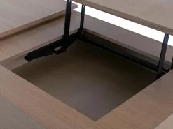 Table Basse Avec Plateau Relevable Et 1 Tiroir En MDF Et Métal - Naturel Foncé - DALAHO 23 Table Basse Avec Plateau Relevable Et 1 Tiroir En MDF Et Métal - Naturel Foncé - DALAHO -Vous savez quand c'est un magasin de meubles. table basse 14370913