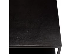 JONAS - Table Basse Double Plateau 80x80cm Aluminium Noir Pieds Métal -Vous savez quand c'est un magasin de meubles. table basse 14655523