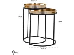 Table Gigognes Lewis Lot De 2 -Vous savez quand c'est un magasin de meubles. table basse 14906863