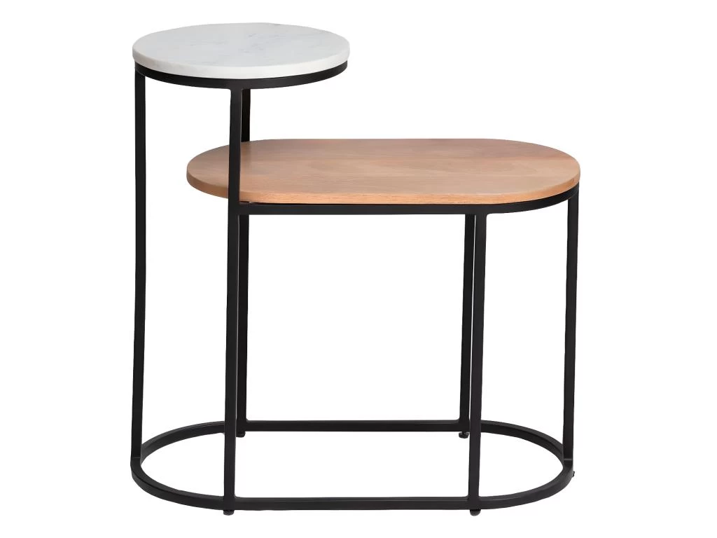 Bout De Canapé En Bois De Manguier Florentin 4 Bout De Canapé En Bois De Manguier Florentin – Image 2