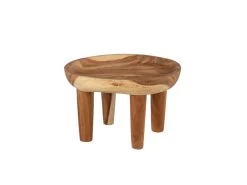 Table Basse Ronde Bois Massif Taille M - CAMIA