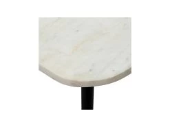 Table Basse Marbre Blanc/Métal Noir Taille M - PINOT -Vous savez quand c'est un magasin de meubles. table basse 17626663