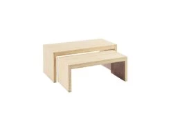 Tables Basses Gigognes Bois Naturel - APISTOU 10 Tables Basses Gigognes Bois Naturel - APISTOU -Vous savez quand c'est un magasin de meubles. table basse 17786753