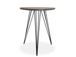 Table D'appoint Seatle, 60 X 50 X 50 Cm, Bois Et Métal, Marron Et Noir -Vous savez quand c'est un magasin de meubles. table basse 18047587