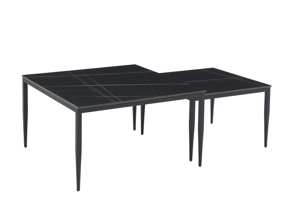 Table Basse En Céramique Et Métal - Noir Et Doré - SUZETE De Pascal MORABITO 7 Table Basse En Céramique Et Métal - Noir Et Doré - SUZETE De Pascal MORABITO – Image 5