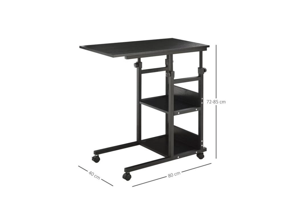 Table De Lit Réglable NANNY Noire 5 Table De Lit Réglable NANNY Noire – Image 3