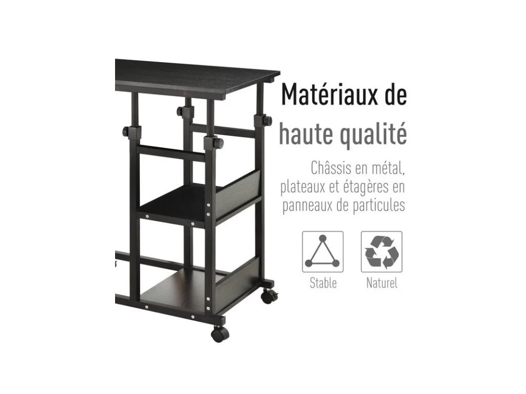 Table De Lit Réglable NANNY Noire 9 Table De Lit Réglable NANNY Noire – Image 7