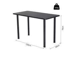 Table à Manger 4 Personnes PAULO Noire 9 Table à Manger 4 Personnes PAULO Noire -Vous savez quand c'est un magasin de meubles. table basse 19186791