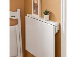 Table Murale Rabattable En Bois, Table De Cuisine, Table Enfant, L60×P40cm -Blanc, FWT03-W -Vous savez quand c'est un magasin de meubles. table basse 19308883