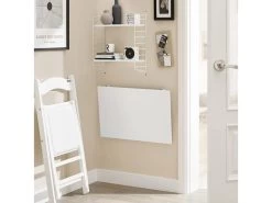 Table Murale Rabattable En Bois Table De Cuisine Table Enfant Bureau L60×P40cm Blanc, FWT21-W -Vous savez quand c'est un magasin de meubles. table basse 19310487