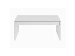 Table Basse Relevable Blanc - GIO - L 102 X L 50 X H 43/54 Cm -Vous savez quand c'est un magasin de meubles. table basse 19724067
