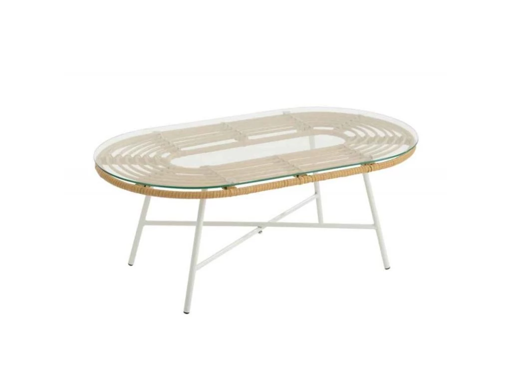 Table Basse De Jardin "Celeste" 90cm Naturel 3 Table Basse De Jardin "Celeste" 90cm Naturel