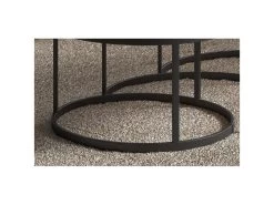 Table Basse Gigogne Ronde Noir Collection LENOX. Meuble Style Industriel 11 Table Basse Gigogne Ronde Noir Collection LENOX. Meuble Style Industriel -Vous savez quand c'est un magasin de meubles. table basse 19823627