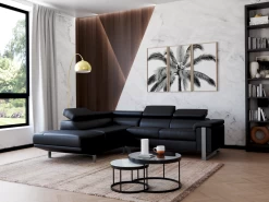 Tables Basses Gigognes BILLIE - Verre Trempé & Métal - Noir Et Blanc 23 Tables Basses Gigognes BILLIE - Verre Trempé & Métal - Noir Et Blanc -Vous savez quand c'est un magasin de meubles. table basse 19830141