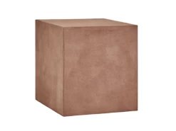 Table D’appoint Du Microciment En Couleur Cuivre 40 Cm