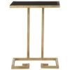 Table D'appoint Or Et Noir 25 X 40 X 53.34 Cm - Hellen