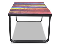 Table Basse De Salon Salle à Manger Design Verre Musique Multicolore 90 X 45 Cm 0902028 -Vous savez quand c'est un magasin de meubles. table basse 21022293