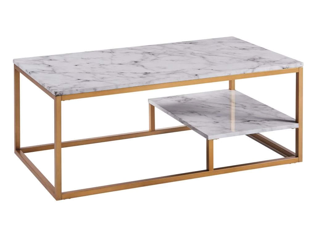 Table Basse Moderne Teamson Home Marmo Effet Marbre Pour Salon VNF-00036 3 Table Basse Moderne Teamson Home Marmo Effet Marbre Pour Salon VNF-00036
