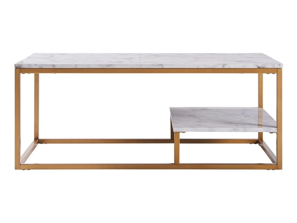 Table Basse Moderne Teamson Home Marmo Effet Marbre Pour Salon VNF-00036 6 Table Basse Moderne Teamson Home Marmo Effet Marbre Pour Salon VNF-00036 – Image 4