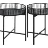 Lot De 2 Tables à Café En Métal Et Rotin H 56 Cm 1 Lot De 2 Tables à Café En Métal Et Rotin H 56 Cm -Vous savez quand c'est un magasin de meubles. table basse 21295261