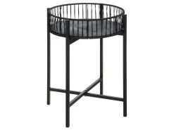 Lot De 2 Tables à Café En Métal Et Rotin H 56 Cm -Vous savez quand c'est un magasin de meubles. table basse 21295265