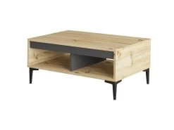 Table Basse Yurupa Aristo - Venprodin - Feutre 90 Cm - Anthracite