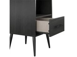 Bout De Canapé 1 Tiroir En MDF Chêne Noir -Vous savez quand c'est un magasin de meubles. table basse 21677149