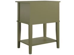 Table D'appoint Avec 2 Tiroirs En MDF Vert Olive 14 Table D'appoint Avec 2 Tiroirs En MDF Vert Olive -Vous savez quand c'est un magasin de meubles. table basse 21678311