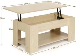 Table Basse Avec Plateau Relavable Et 1 Etagère Pour Rangement 11 Table Basse Avec Plateau Relavable Et 1 Etagère Pour Rangement -Vous savez quand c'est un magasin de meubles. table basse 22021213