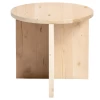 Table D’appoint Ronde En Bois De Sapin En Couleur Beige -Vous savez quand c'est un magasin de meubles. table basse 22183947