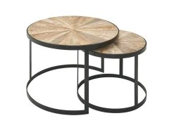 Table Basse De Salon Lot De 2 Table Canapé Bois Metal Industriel Ronde 15 Table Basse De Salon Lot De 2 Table Canapé Bois Metal Industriel Ronde -Vous savez quand c'est un magasin de meubles. table basse 22259525
