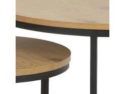 Spiro Table Basse, Ø50 Cm, Lot De 2, Chêne. -Vous savez quand c'est un magasin de meubles. table basse 22356679