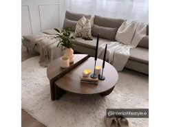 Lot De 2 Tables Basses - Coloris : Naturel - ALOEVA 20 Lot De 2 Tables Basses - Coloris : Naturel - ALOEVA -Vous savez quand c'est un magasin de meubles. table basse 22496061