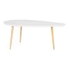 BEANNY - Table Basse Grand Modèle Forme Ovale Plateau MDF Blanc Pieds En Hévéa Naturel 2 BEANNY - Table Basse Grand Modèle Forme Ovale Plateau MDF Blanc Pieds En Hévéa Naturel -Vous savez quand c'est un magasin de meubles. table basse 22718991
