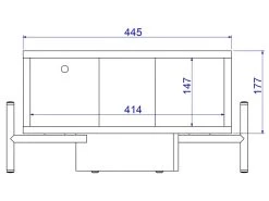 Table Basse Rectangle Pieds Métal Blanche 52 Cm 11 Table Basse Rectangle Pieds Métal Blanche 52 Cm -Vous savez quand c'est un magasin de meubles. table basse 22969387