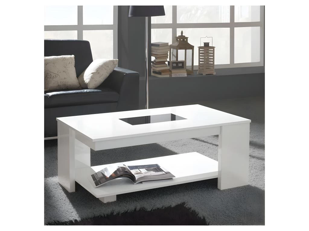 Table Basse Relevable Blanche - DIPA 3 Table Basse Relevable Blanche - DIPA