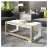 Table Basse Relevable Bois Blanc/Chêne Blond - UPTU -Vous savez quand c'est un magasin de meubles. table basse 22993691