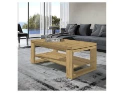 Table Basse Relevable Chêne Blond - REENA