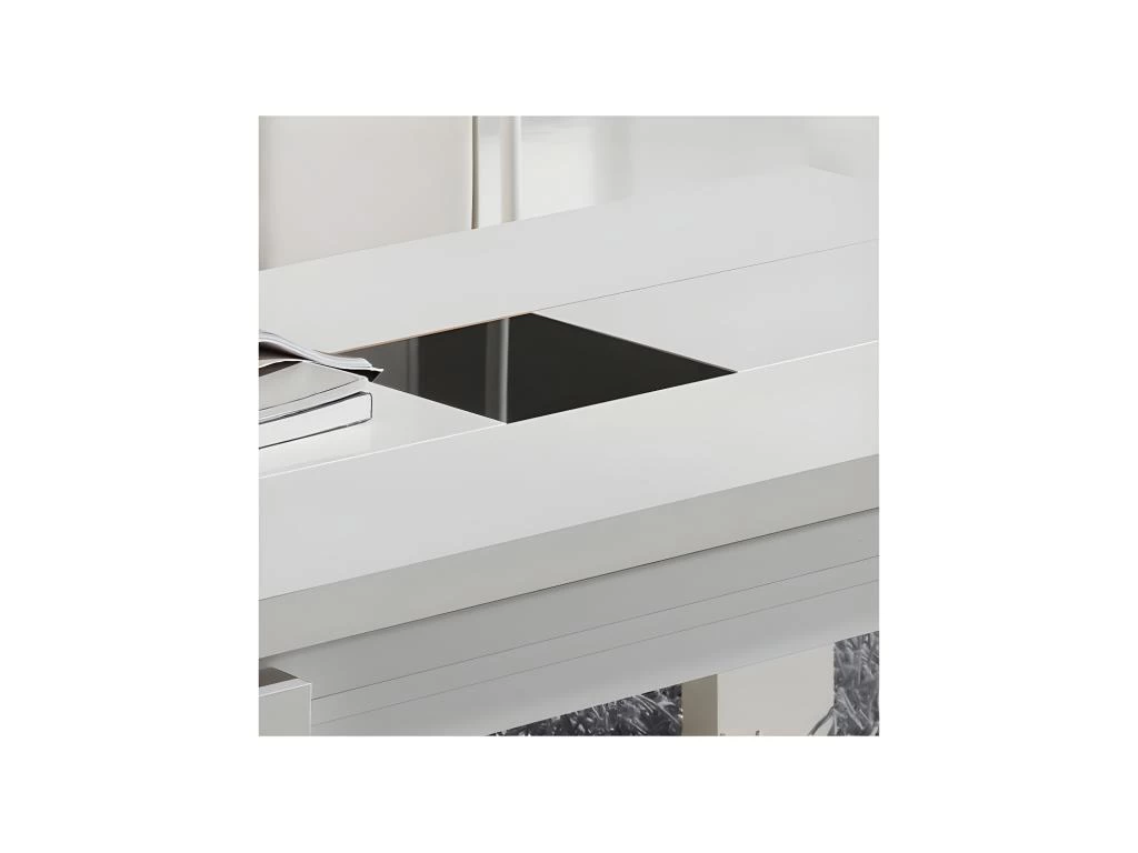 Table Basse Blanche Relevable - DILIA 4 Table Basse Blanche Relevable - DILIA – Image 2