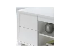 Table Basse Blanche Relevable 4 Tiroirs - NESE -Vous savez quand c'est un magasin de meubles. table basse 22993833