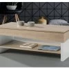 Table Basse Relevable Chêne Blond/Bois Blanc - BERLIOSE -Vous savez quand c'est un magasin de meubles. table basse 22993843