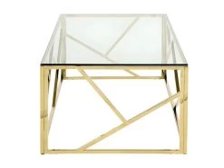 Table Basse ATHENA De Pascal MORABITO - Verre Trempé Et Acier - Doré 13 Table Basse ATHENA De Pascal MORABITO - Verre Trempé Et Acier - Doré -Vous savez quand c'est un magasin de meubles. table basse 388475