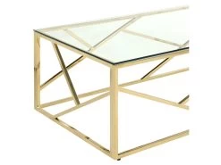 Table Basse ATHENA De Pascal MORABITO - Verre Trempé Et Acier - Doré 12 Table Basse ATHENA De Pascal MORABITO - Verre Trempé Et Acier - Doré -Vous savez quand c'est un magasin de meubles. table basse 388481